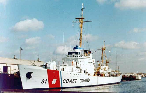 USCGC Bibb WPG-31, at her home port of New Bedford, MA.
