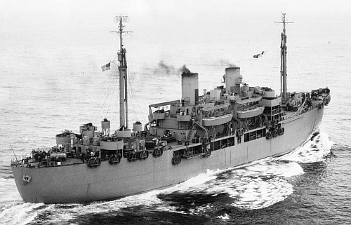 USS Gilliam APA-57 26 July, 1944