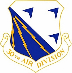 30th Air Division Crest