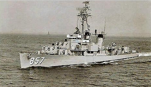 USS Bristol DD-857 Early 1960s